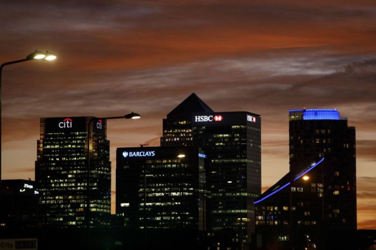 uk finance banking canary wharf