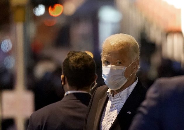 Democratic Presidential Nominee Joe Biden Attends Briefings In Wilmington