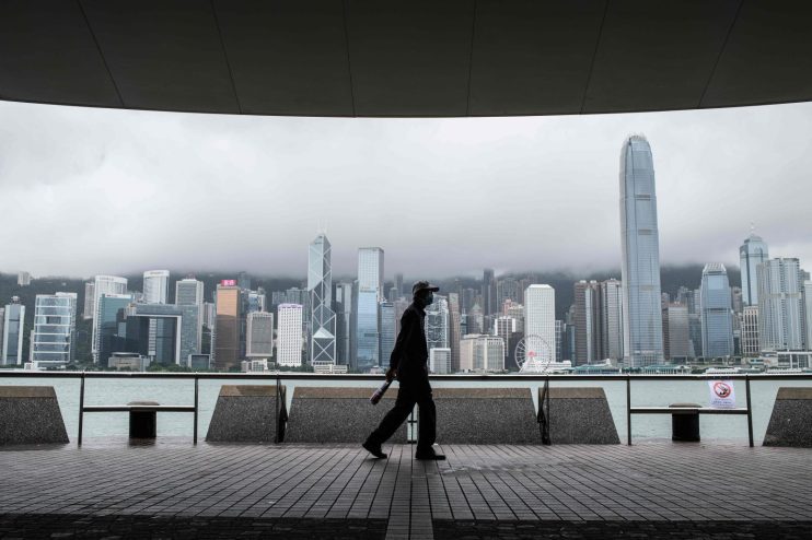 HONG KONG-WEATHER-TYPHOON
