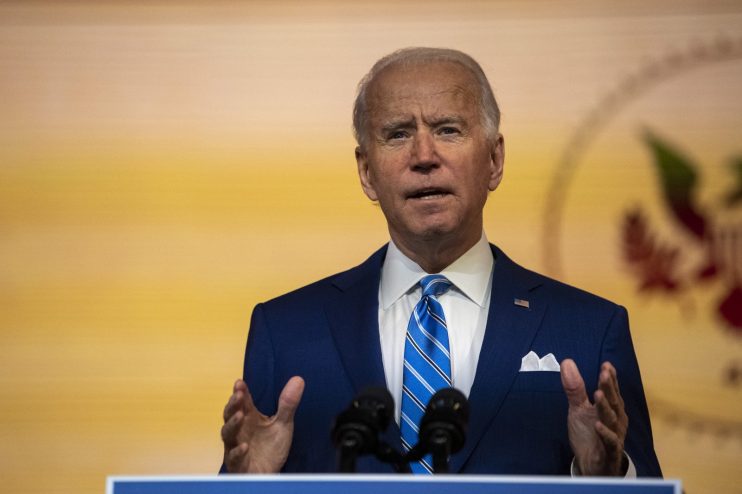 President-Elect Biden Delivers Thanksgiving Address In Wilmington