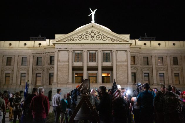 "Voters Rights Rally" Held At Arizona State Capitol As Ballots Continue To Be Counted