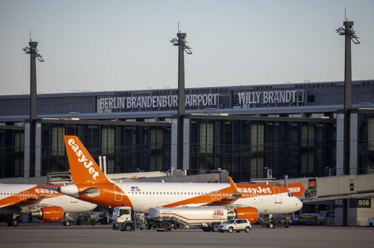 Easyjet has hit back at reports that it has approached German authorities for emergency funding to help it through the coronavirus pandemic.