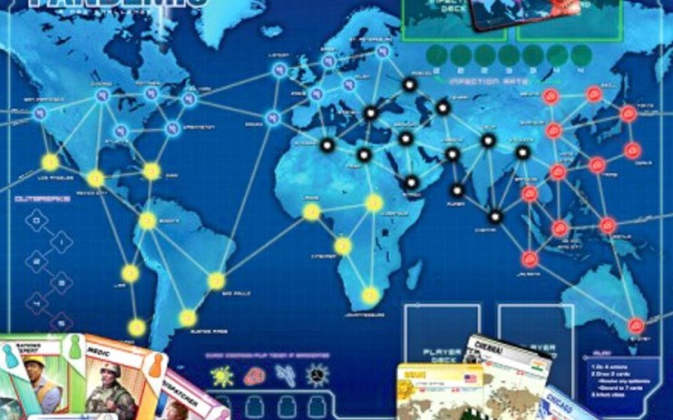 The board game Pandemic - perfect for lockdown
