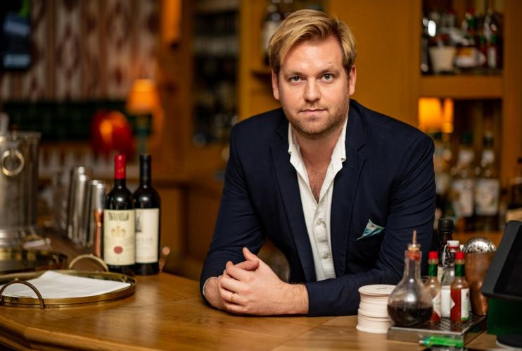 Dom Jacobs with his favourite festive cocktails