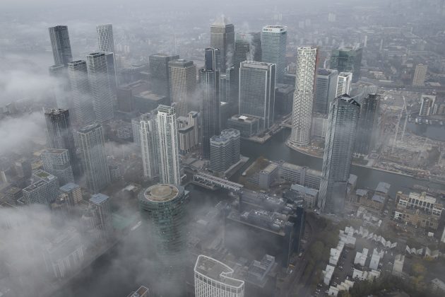 Aerial Views Of London As England Starts Second Lockdown