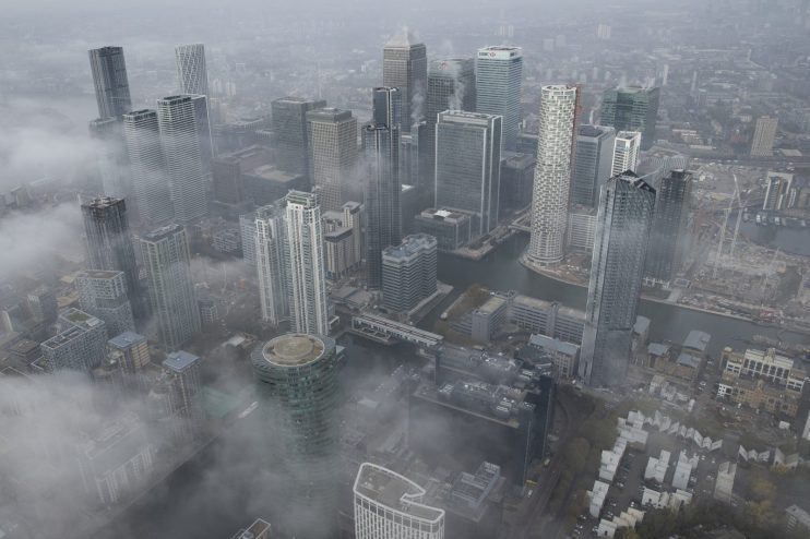 Aerial Views Of London As England Starts Second Lockdown