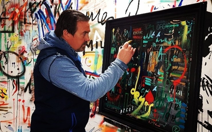 Military veteran turned painter Barry John