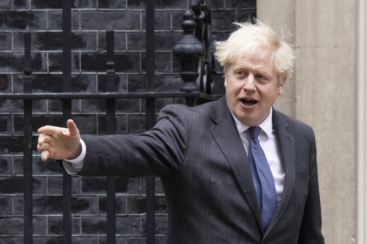 British PM Greets Sheikh Mohammed bin Zayed Al-Nahyan On Downing Street