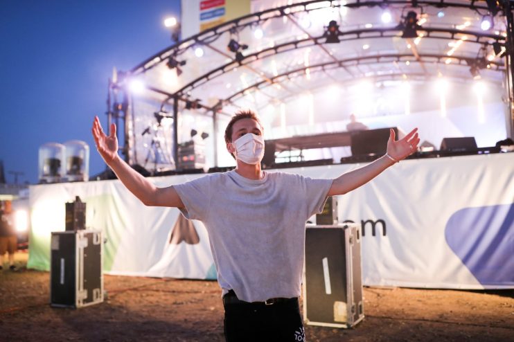 DJ Felix Jaehn Performs At BonnLive Drive-In Concert