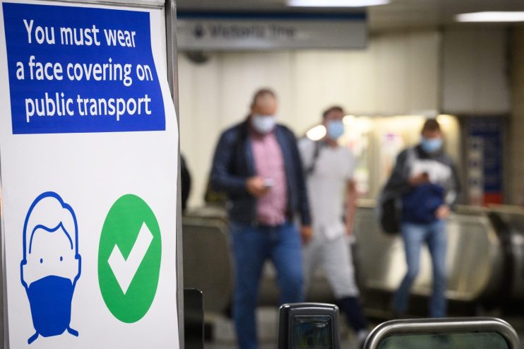 Protective Face Masks Become Mandatory On London Transport