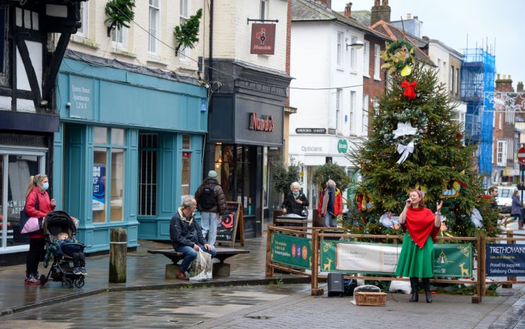 Shoppers Stock Up For Christmas