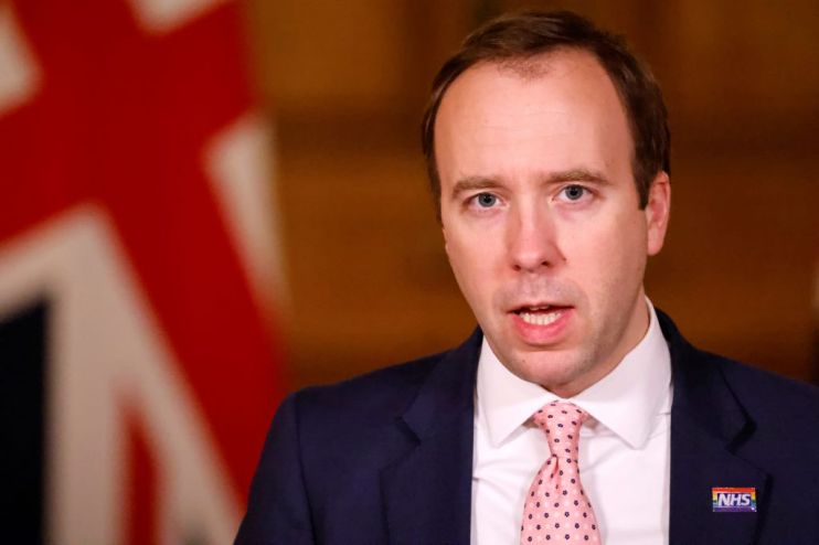 UK Health Secretary Holds Virtual Press Conference