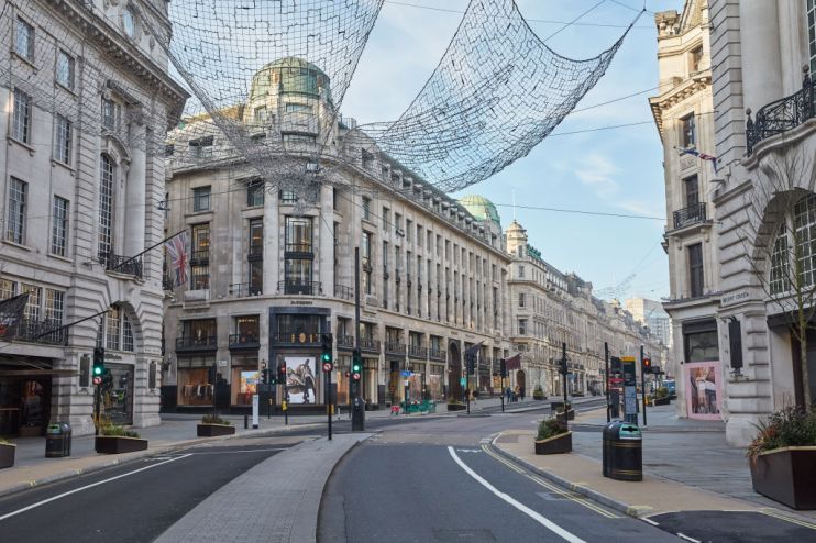London Streets Empty During Third Coronavirus Lockdown
