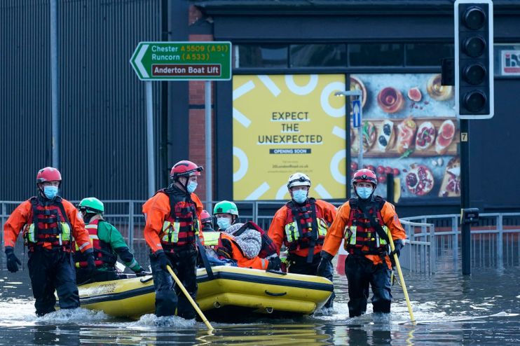 Storm Christoph Brings Flooding and Snow To The UK