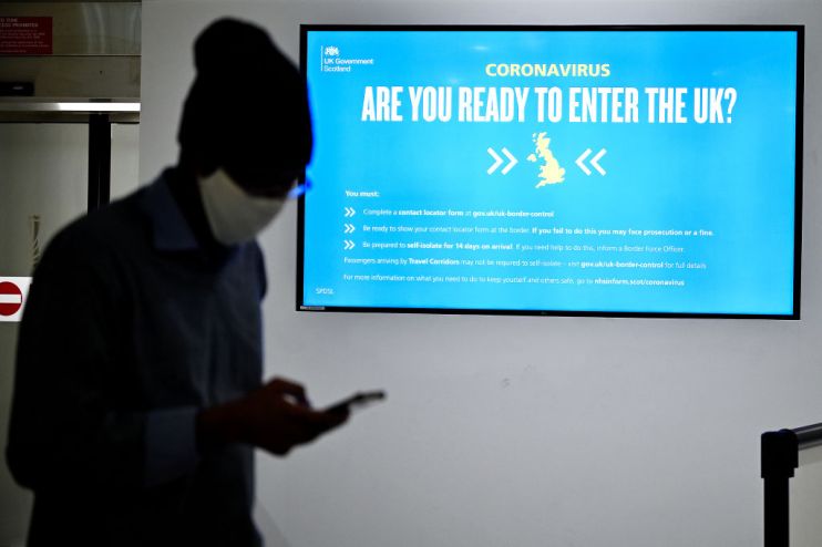 UK To Suspend 'Travel Corridors' From January 18