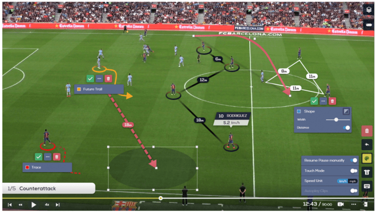 Metrica Sports provides AI-powered data and video analysis software to almost 100 leading football teams