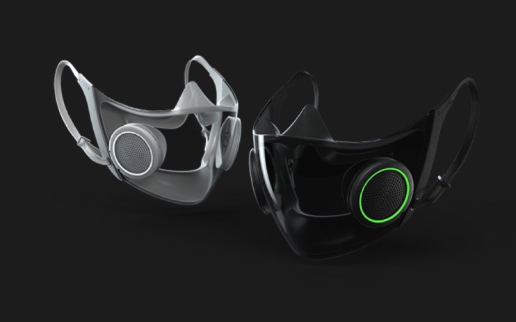 Razer face mask at CES 2021