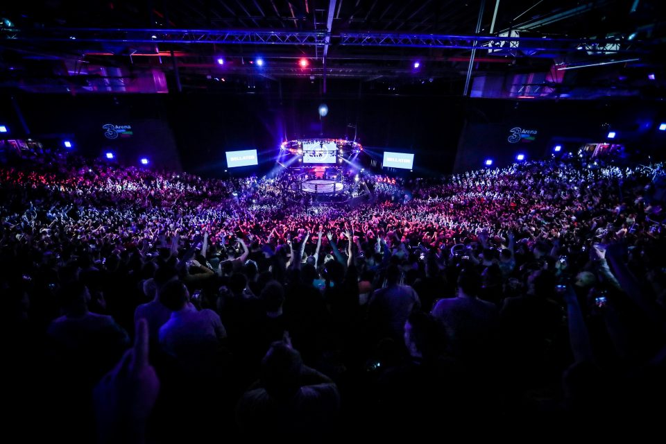 Bellator shows in London and Dublin (above) regulary attract around 12,000 fans.
