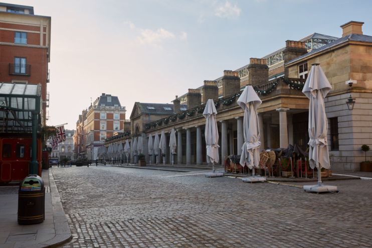 London Streets Empty During Third Coronavirus Lockdown