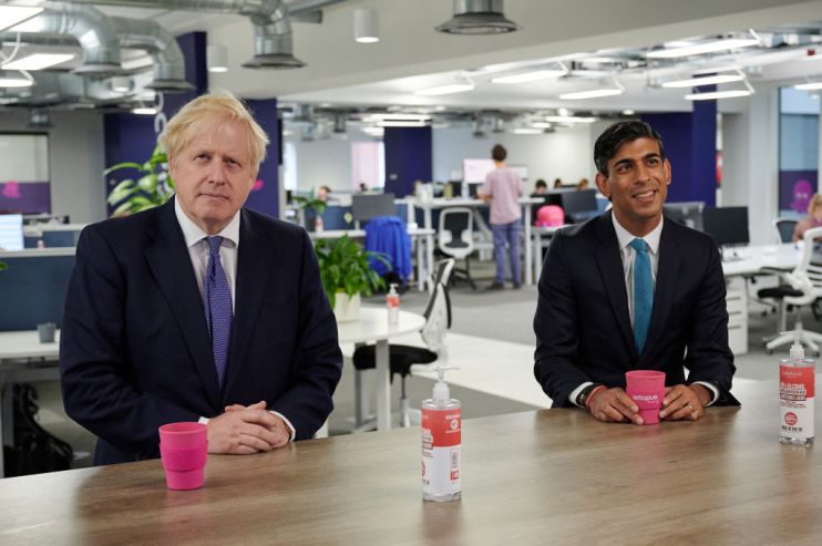 PM Boris Johnson Visits Octopus Energy To Promote 'Green Jobs' And Innovation