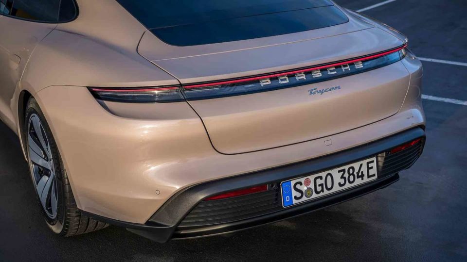 Porsche Taycan rear-wheel drive