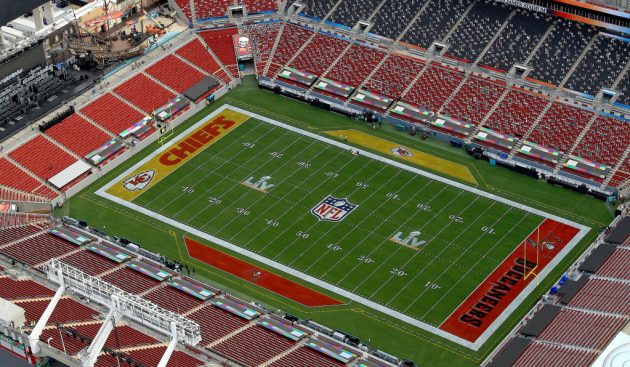 The Tampa Bay Buccaneers' home, the Raymond James Stadium, will host Super Bowl LV