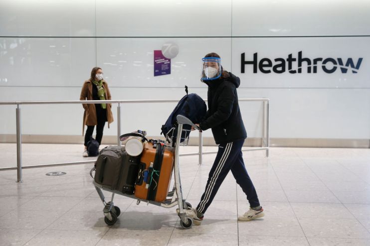 The number of passengers passing through Heathrow Airport remains down almost 90 per cent on pre-pandemic levels despite the recent easing of travel restrictions.
