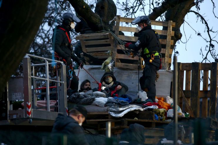 The last anti-HS2 protestors have been safely removed from a tunnel underneath Euston Square Gardens, the rail firm said today.