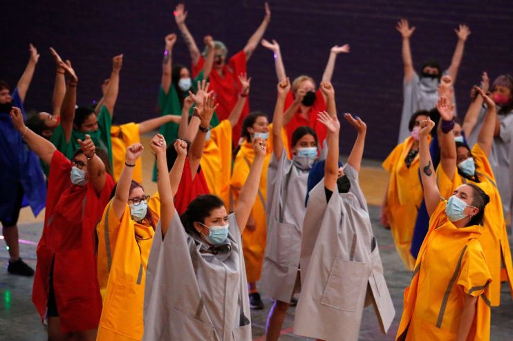 Feminist Group Lastesis Premieres Its New Production Prior To International Women's Day In Chile