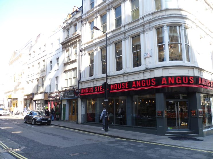West End staple Angus Steakhouse is reportedly on the edge of collapse unless it can secure rent concessions from its landlords.
