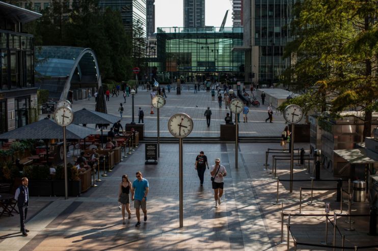 Return Of London Office Workers Remains Slow Despite Government Urging