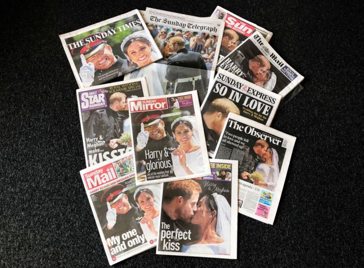 Royal Wedding Headlines in United Kingdom Newspapers