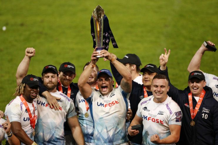 Sale Sharks won last season's Premiership Rugby Cup, beating Harlequins in a delayed final in September