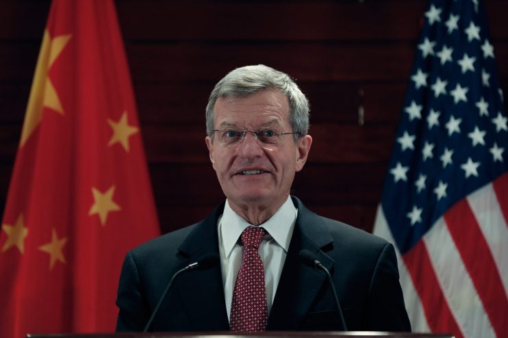 U.S. Ambassador To China Max Baucus Meets The Media In Beijing