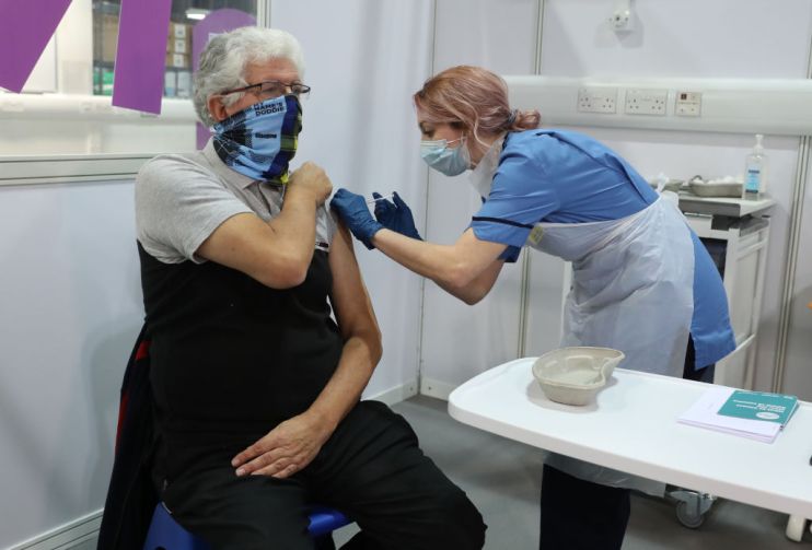 Vaccinations In Glasgow As More Than One Million People In Scotland Receive First Dose