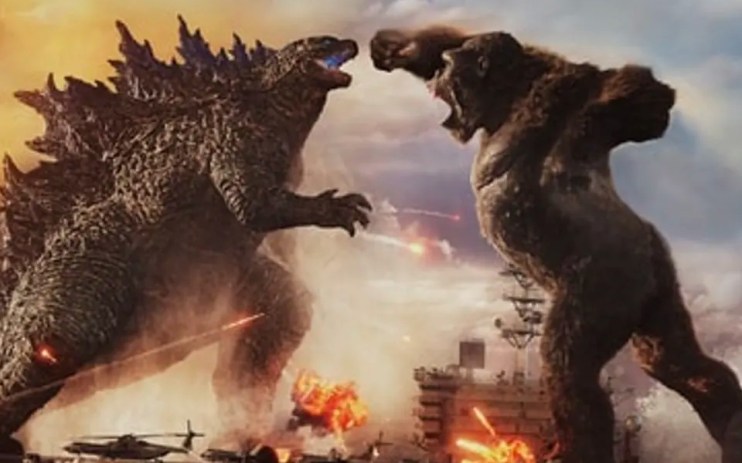 Godzilla vs Kong fight