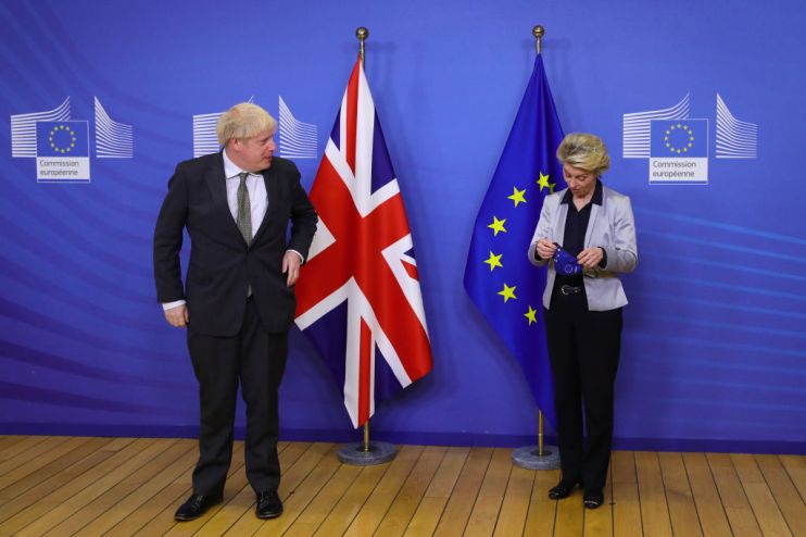 British PM Visits Brussels Ahead Of Brexit Deal Deadline