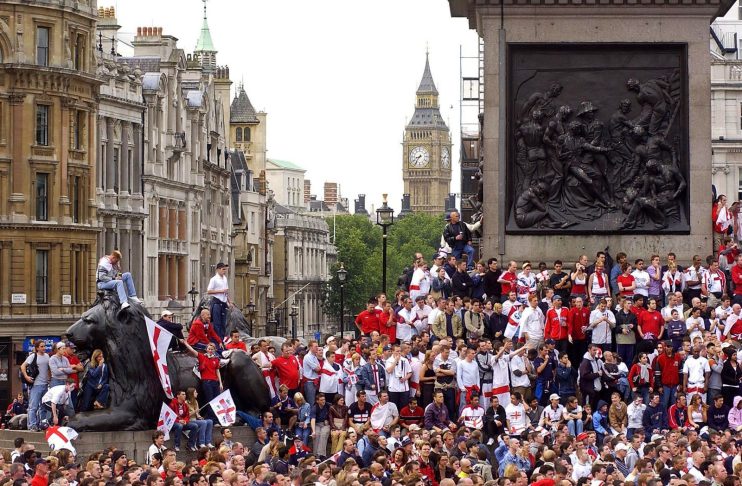 The fan park at Trafalgar Square will show all Euro 2020 games being played at Wembley, which include England's group games, if approved