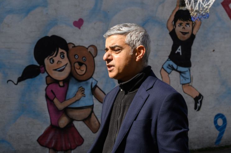 London Mayor Sadiq Khan Visits Children's Play Centre