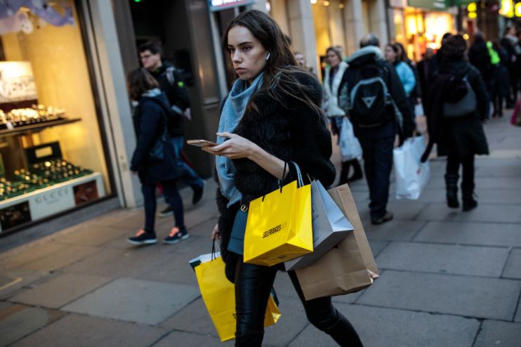 London's High Streets In Full Swing For Christmas