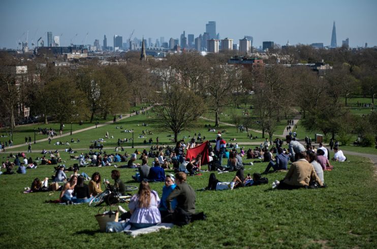Easter Sunday In London Under Eased Lockdown Rules