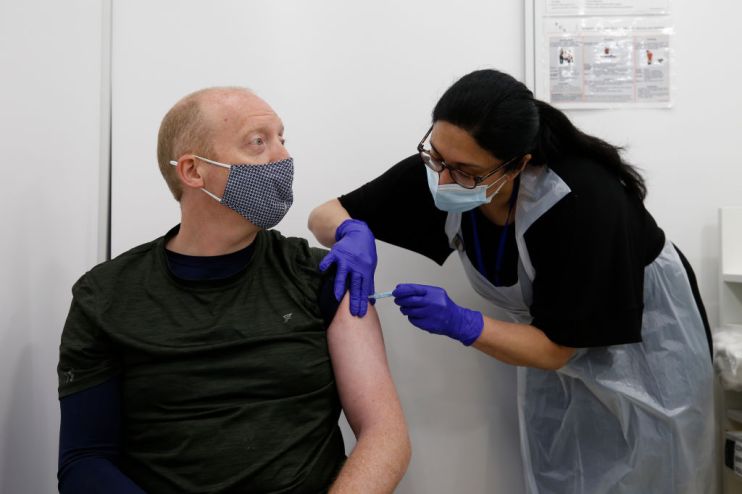 Lord Mayor Of London Visits Fleet Street Vaccination Center