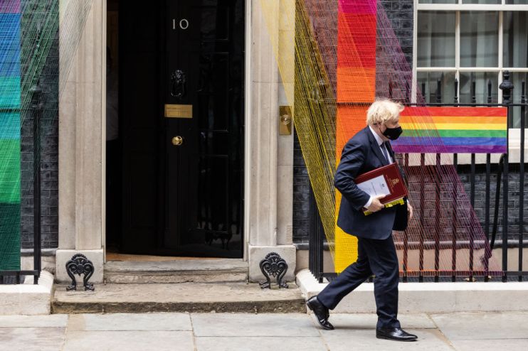 Boris Johnson Attends Prime Minister's Questions