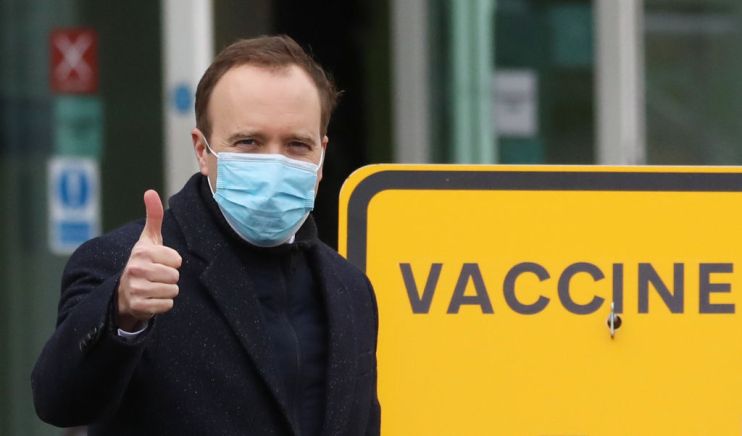 Covid-19 Mass Vaccination Site Opens At Epsom Racecourse