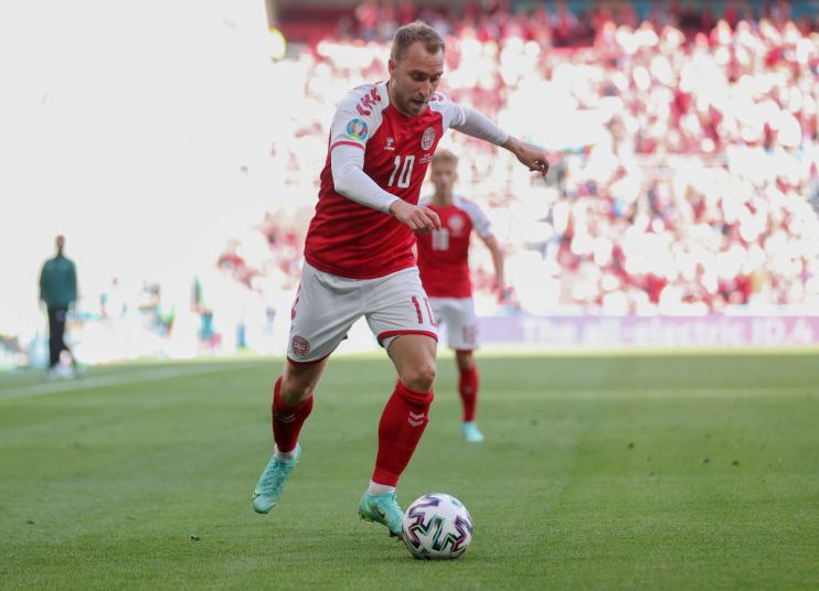 Eriksen collapsed on the field shortly before half-time in the Euro 2020 match between Denmark and Finland