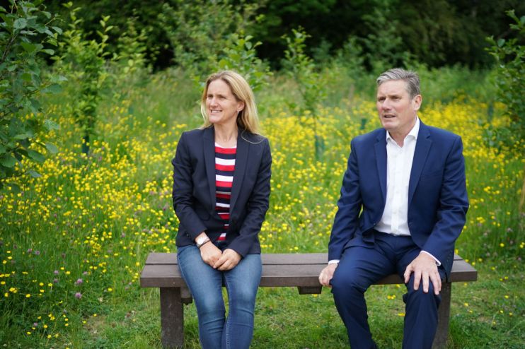 Labour Leader Visits Batley And Spen Constituency Ahead Of July By-election