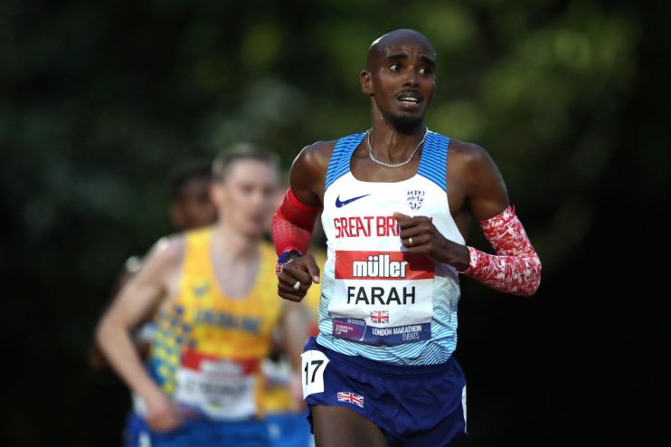 Farah lost his 10-year unbeaten record over 10,000m in a disappointing run at the Team GB trials for Tokyo 2020 earlier this month