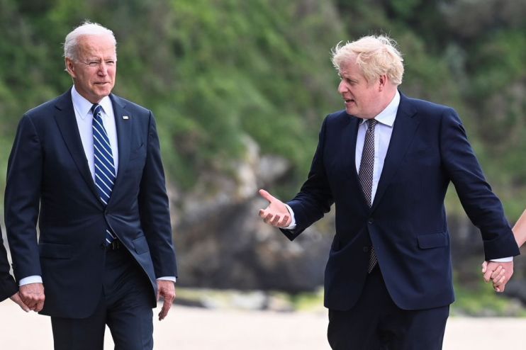 UK Prime Minister Meets With US President Ahead Of The G7 Summit