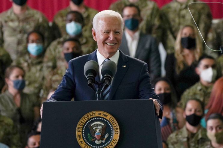 US President Biden And The First Lady Arrive In The UK Ahead Of The G7 Summit