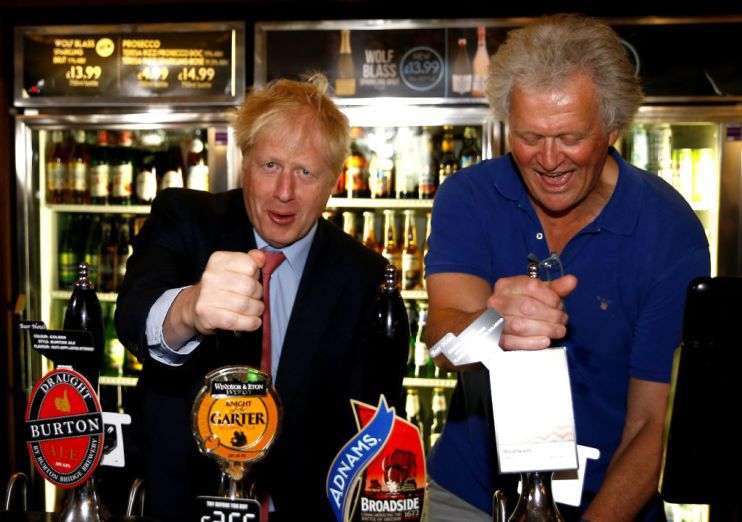 Boris Johnson Campaigns In Central London